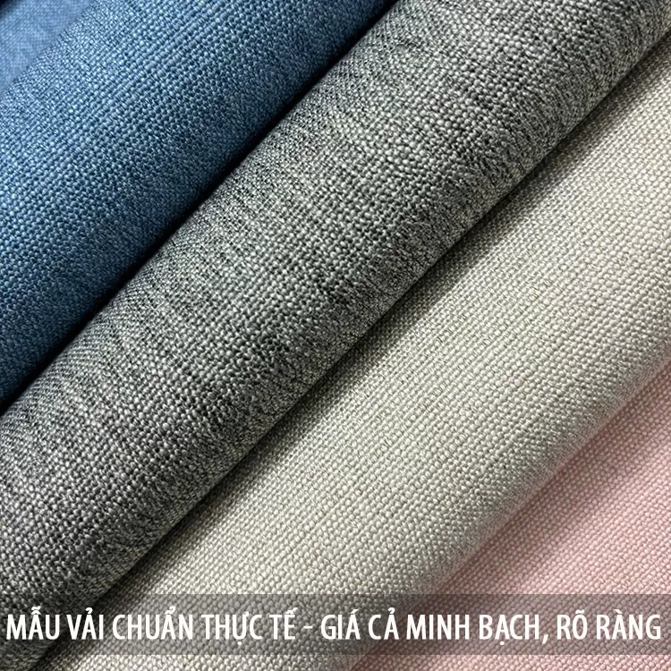 Rèm vải 1 lớp giá rẻ cho phòng khách chung cư