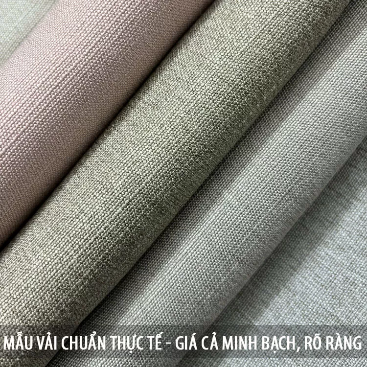 Rèm vải 1 lớp giá rẻ cho phòng khách chung cư