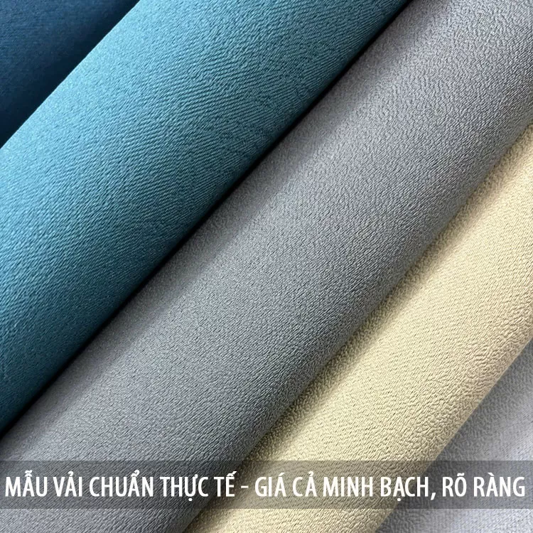 Rèm vải 1 lớp giá rẻ cho phòng khách chung cư