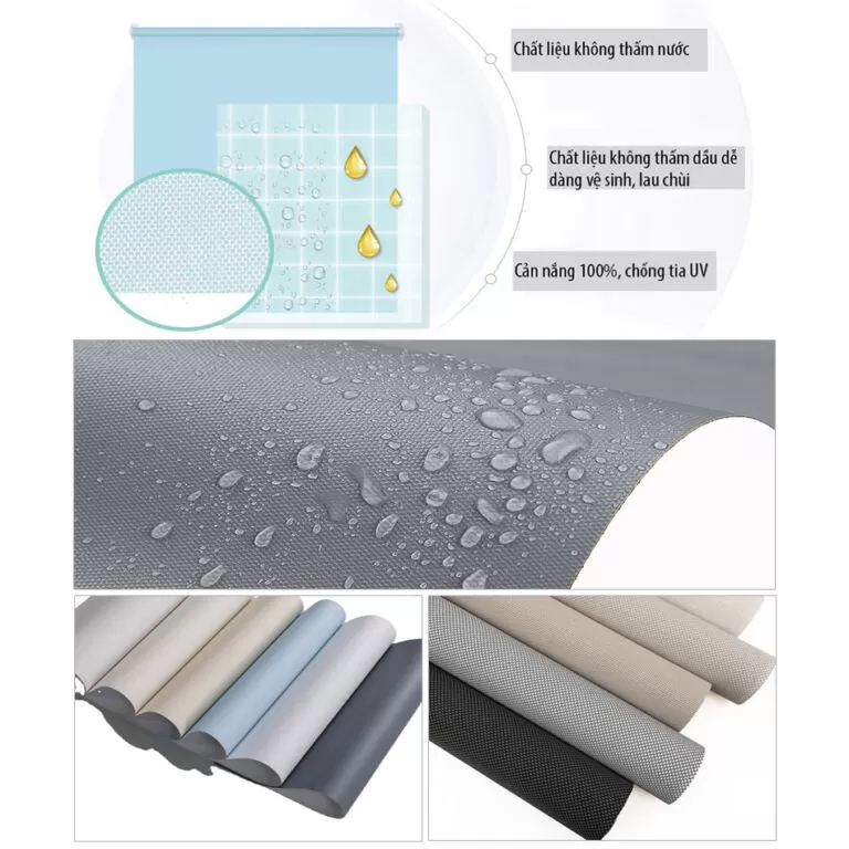 Rèm cuốn phòng khách hãng FIVESTAR mã W01