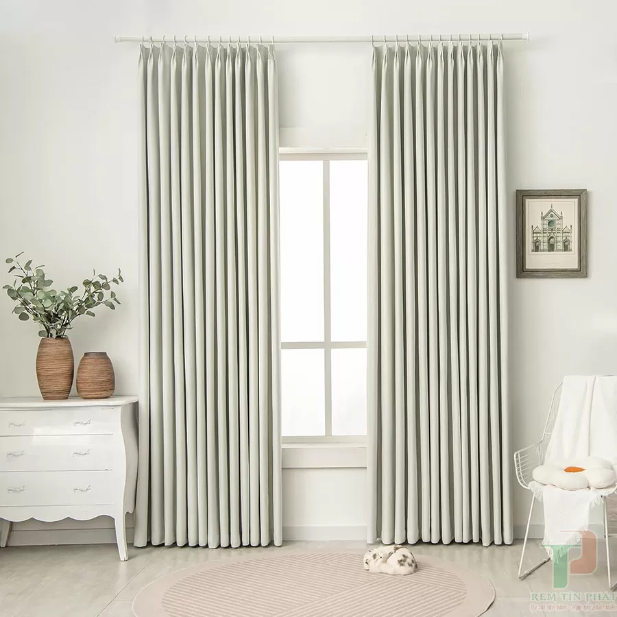 Rèm vải đẹp cản nắng tốt TP47