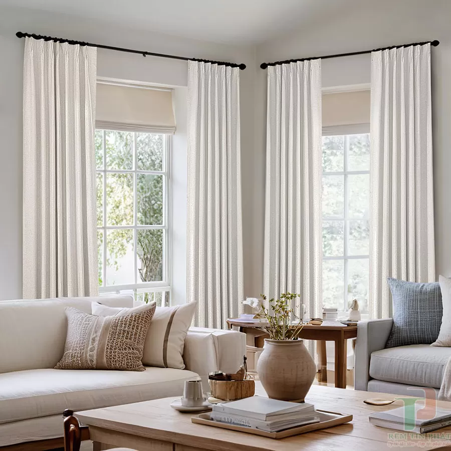 Rèm vải đẹp cản nắng tốt TP63