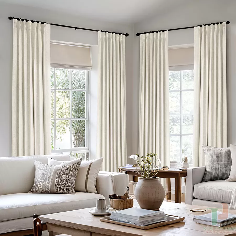 Rèm vải đẹp cản nắng tốt TP63