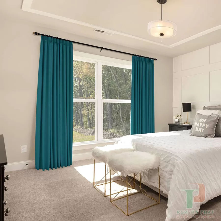 Rèm vải đẹp cản nắng tốt TP68