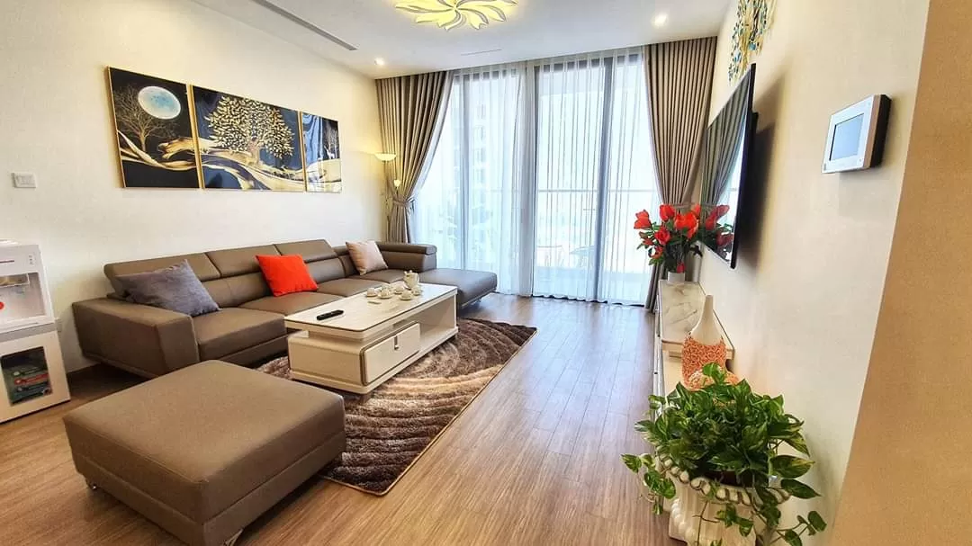 Rèm vải 2 lớp đẹp cho phòng khách chung cư