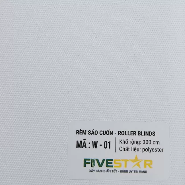 Rèm cuốn phòng khách hãng FIVESTAR mã W01