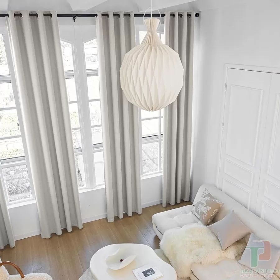 Rèm vải đẹp cản nắng tốt TP47