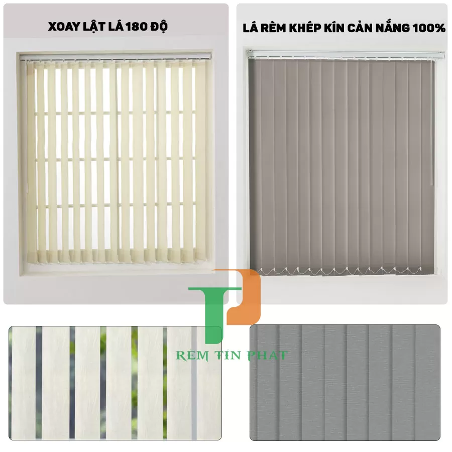 Rèm lá dọc văn phòng giá rẻ FTP24